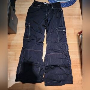 VINTAGE 90's KIK GIRL K-LANDCargo Flared WIDE LEG  Size 7